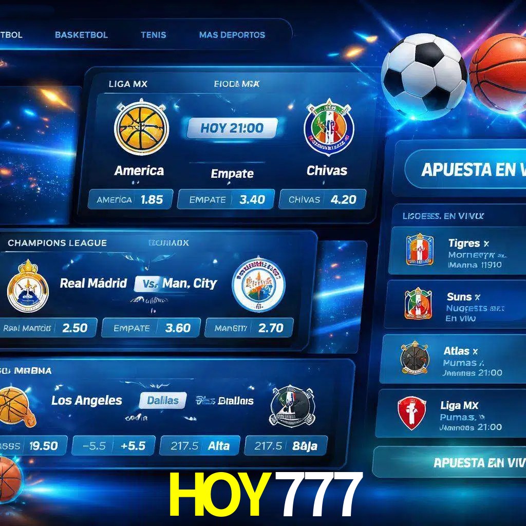 Mercados de apuestas deportivas HOY777 para jugadores en México